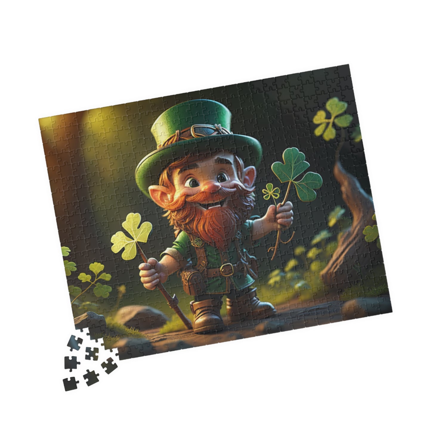 Lucky Leaf Labyrinth - St. Patrick's Day Mental Health Puzzle