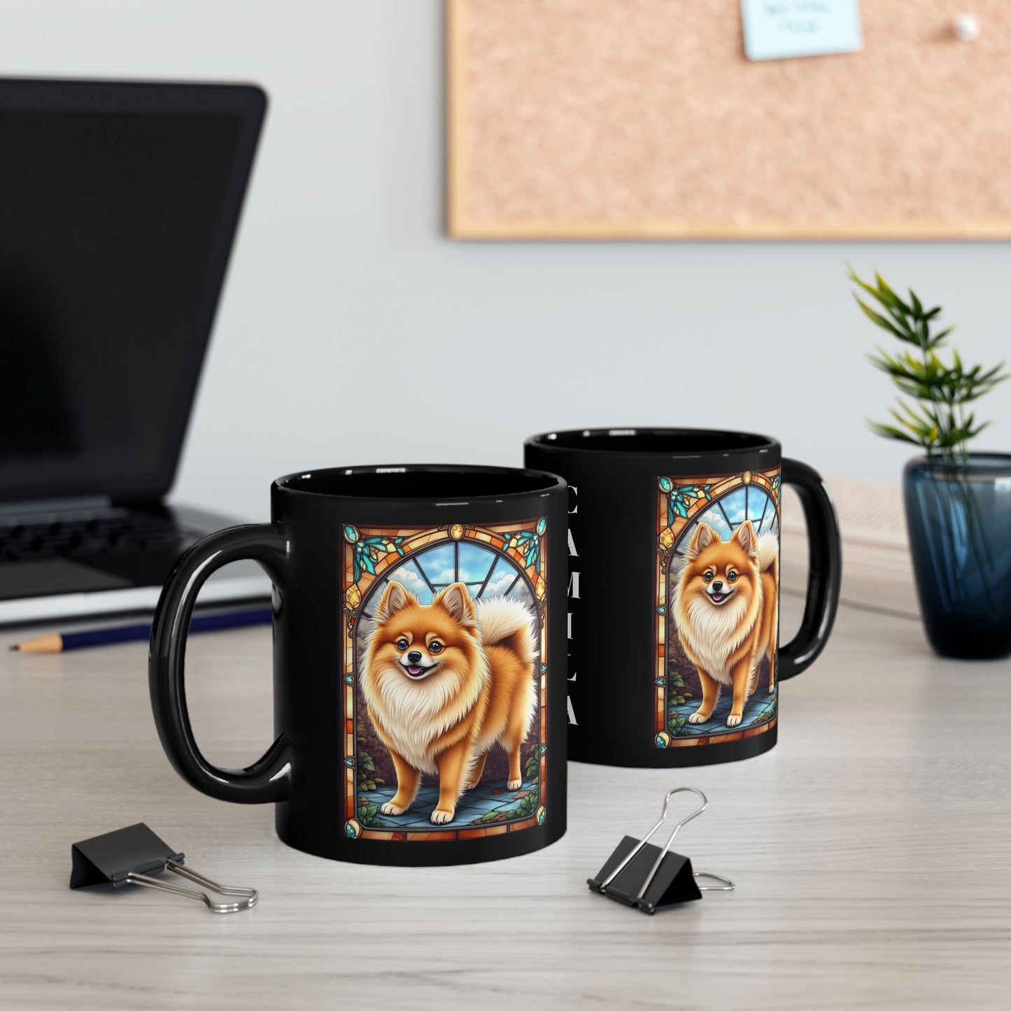 Pomeranian (Orange Sable) Personalized Dog Breed Mug, Pet Lover Mug, Dog Coffee Mug, Custom Name Mug, Dog Lover Gift, Dog-Themed Mug
