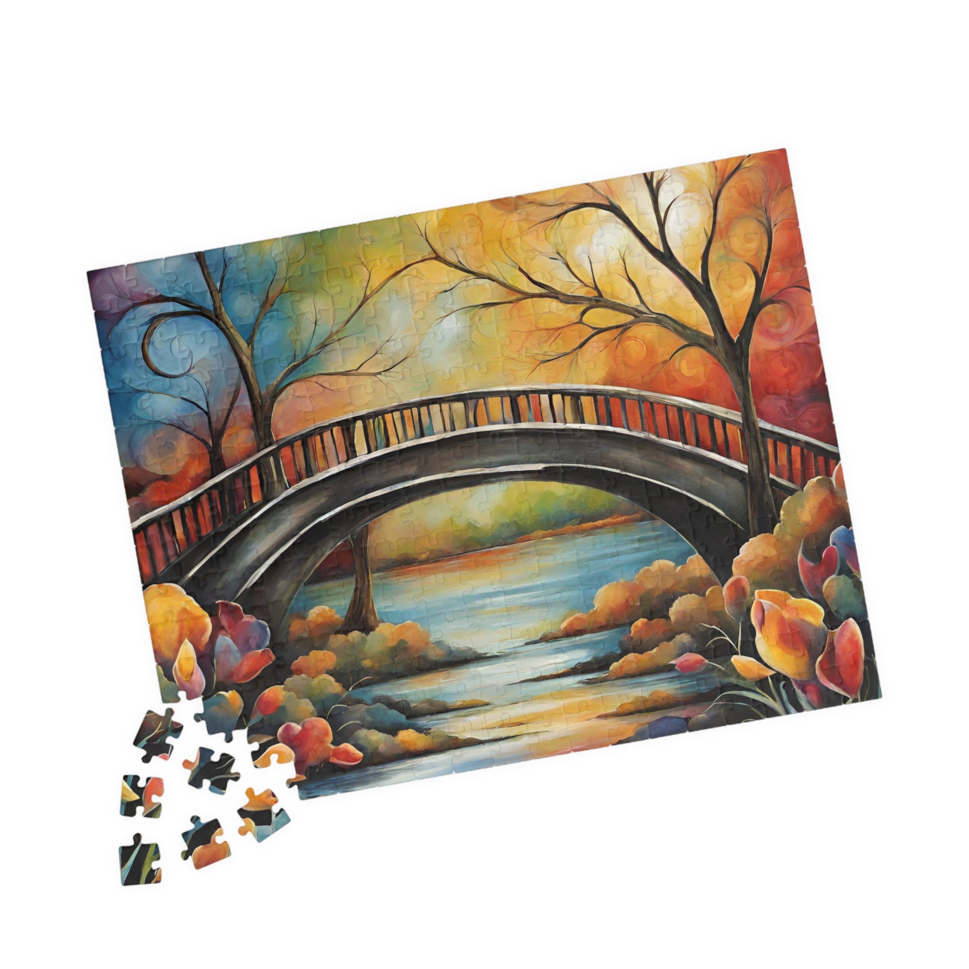 Bridge To Promoting Mental Well-being - Piece Together Strength Puzzle