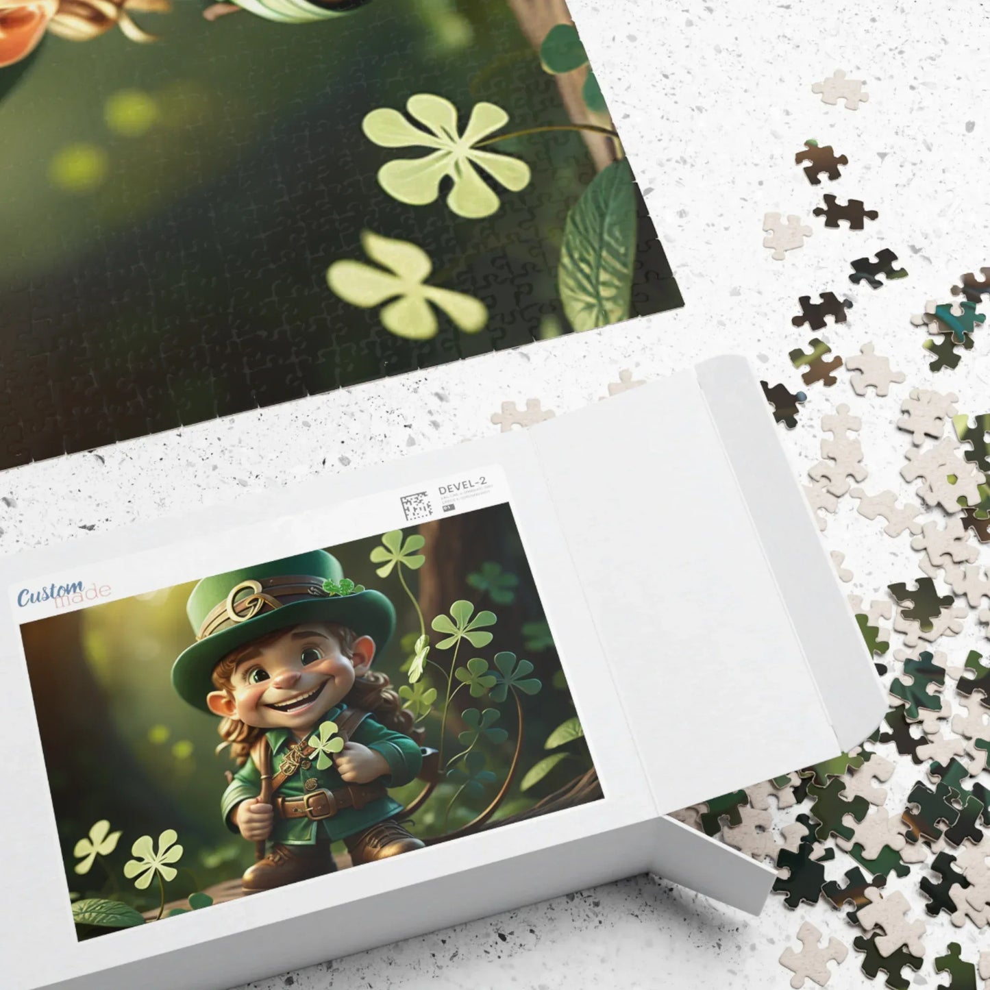Shop our premium little luck charm st patricks day mental health puzzle from MySisterIsASurvivor.
