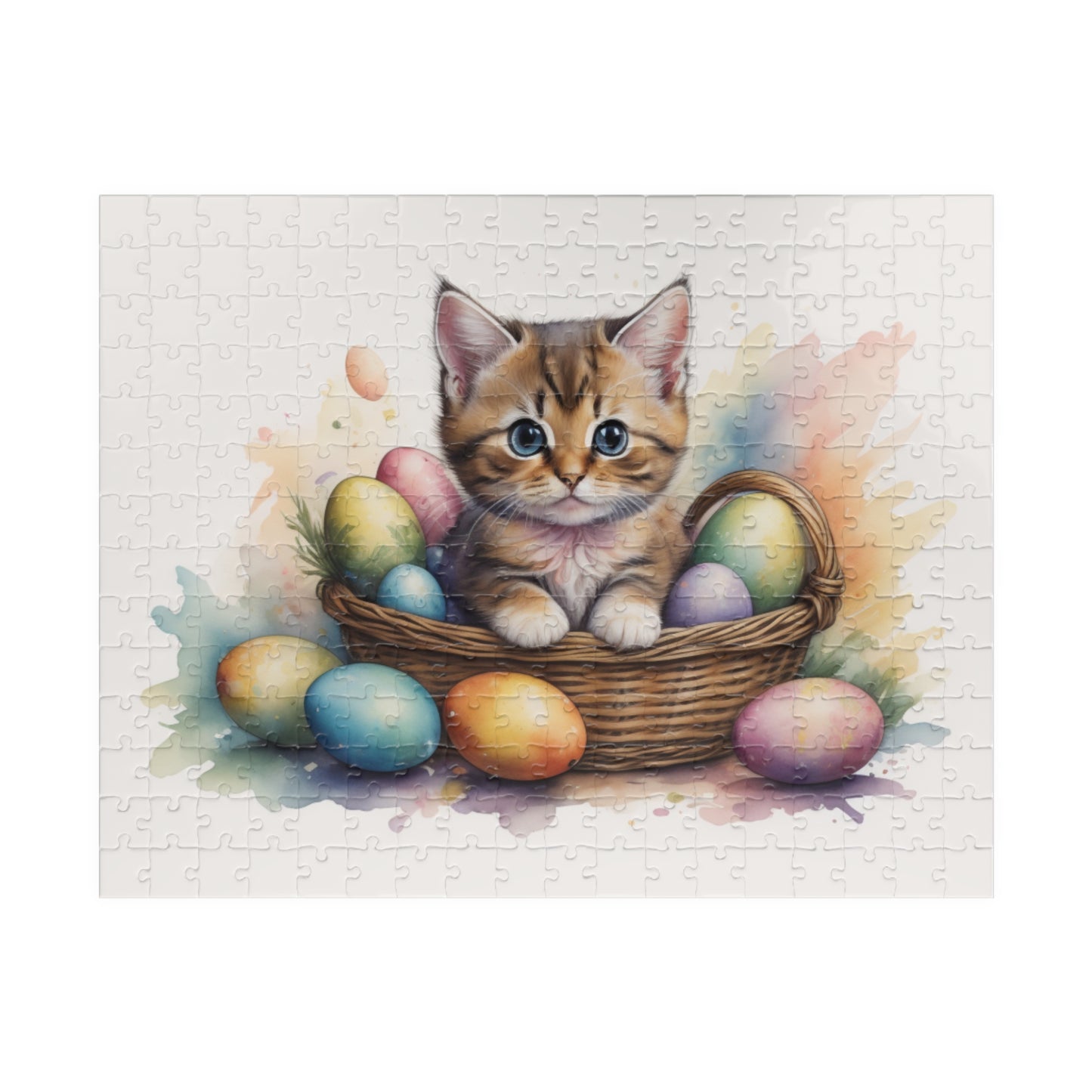 Munchkin Easter Kitten Puzzle - Cat Lovers, Mental Health Benefits, Holiday Fun, Mindfulness, Stress Relief, Festive Gift