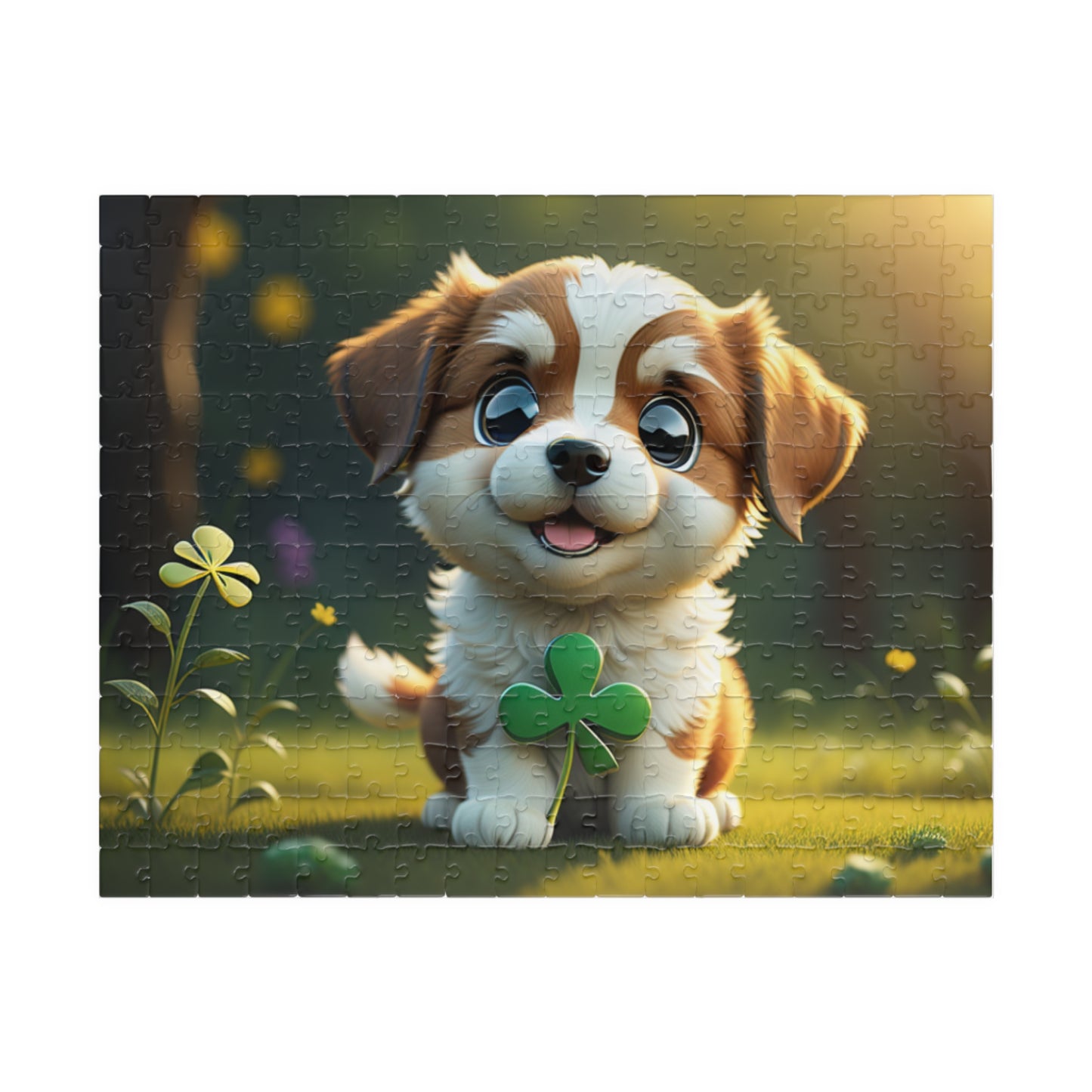 Clover Cuddles Canine - St. Patrick's Day Mental Health Puzzle