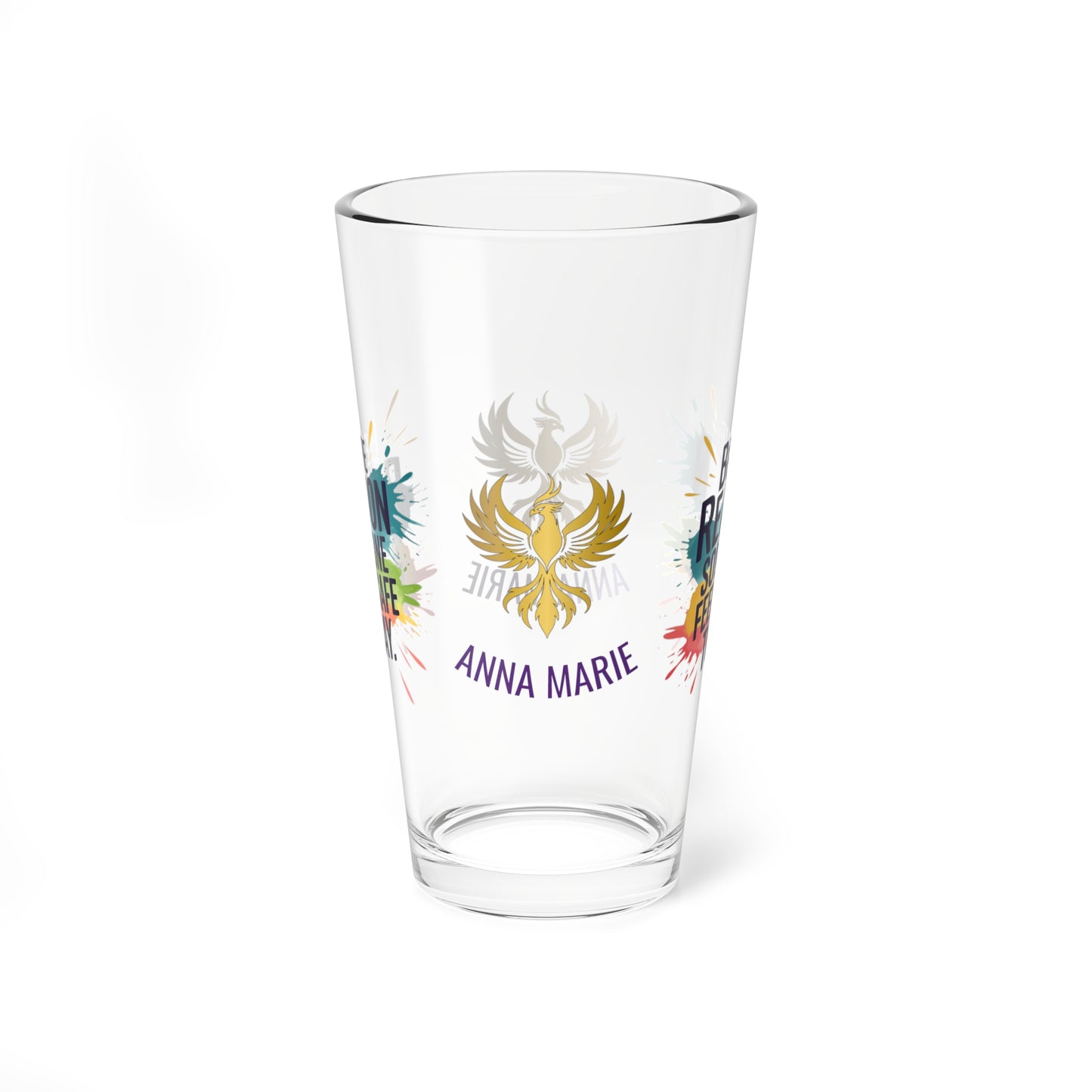 Rise & Reclaim Pint Glass – Be the Reason Someone Feels Safe Today | Survivor Encouragement Gift