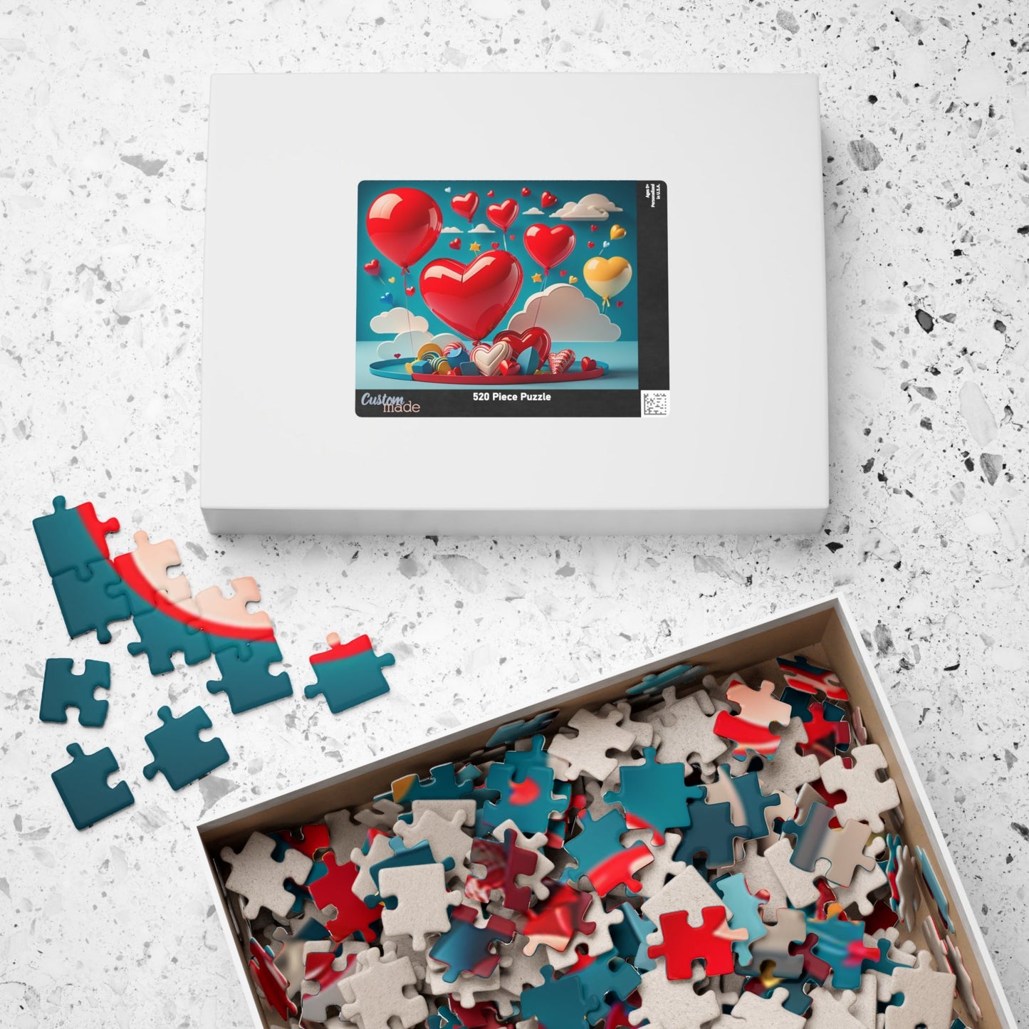 Cheerful Enchantment Haven: Valentine's Day Puzzle for Self-Care, Emotional Growth, and Personal Empowerment