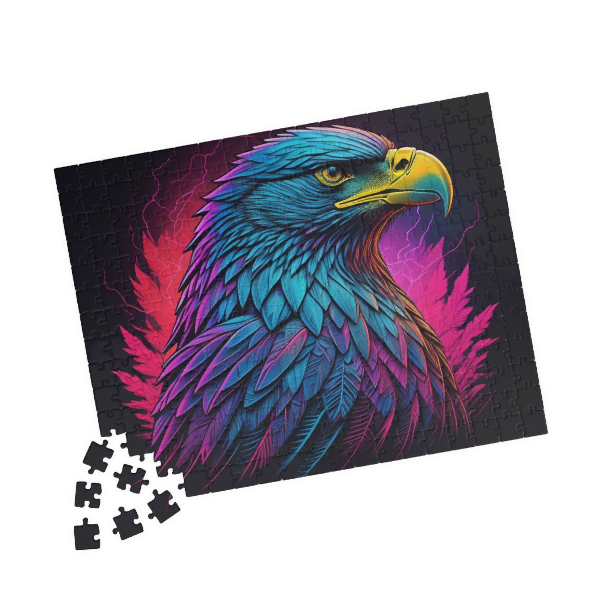 Triumphant Talons: Majestic Eagle Puzzle - Symbol of Strength, Freedom, and Resilience