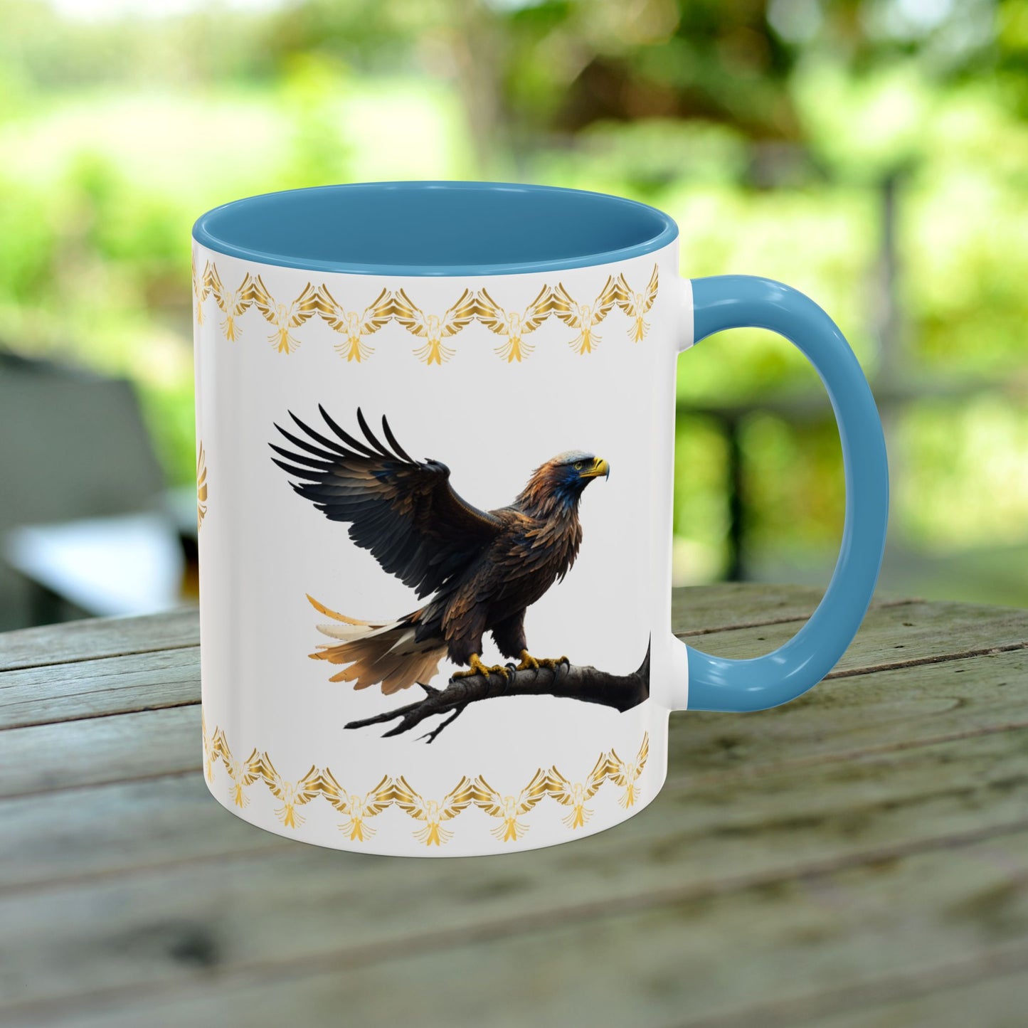 Sky Majesty Triumph Mug offering hope, resilience, and empowering strength for mental health support.