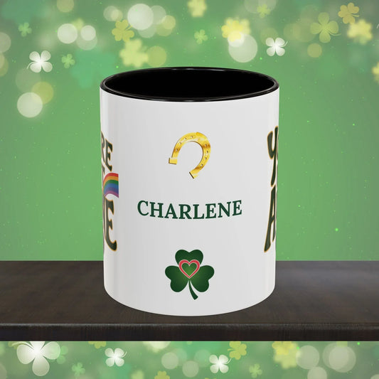 Shop our youre not alone st patricks day ceramic mug featuring the 11oz style option from MySisterIsASurvivor.