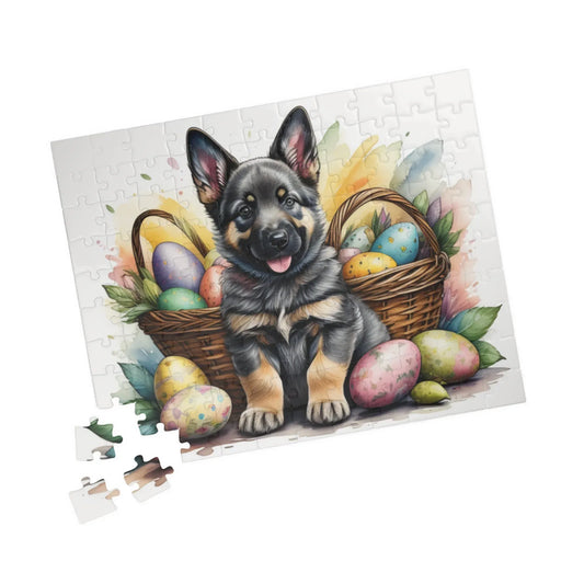 Shop our german shepherd sable hoppy paws easter delight mental health puzzle 110 252 520 1014 piece featuring the 252 pcs (Horizontal) style option from MySisterIsASurvivor.
