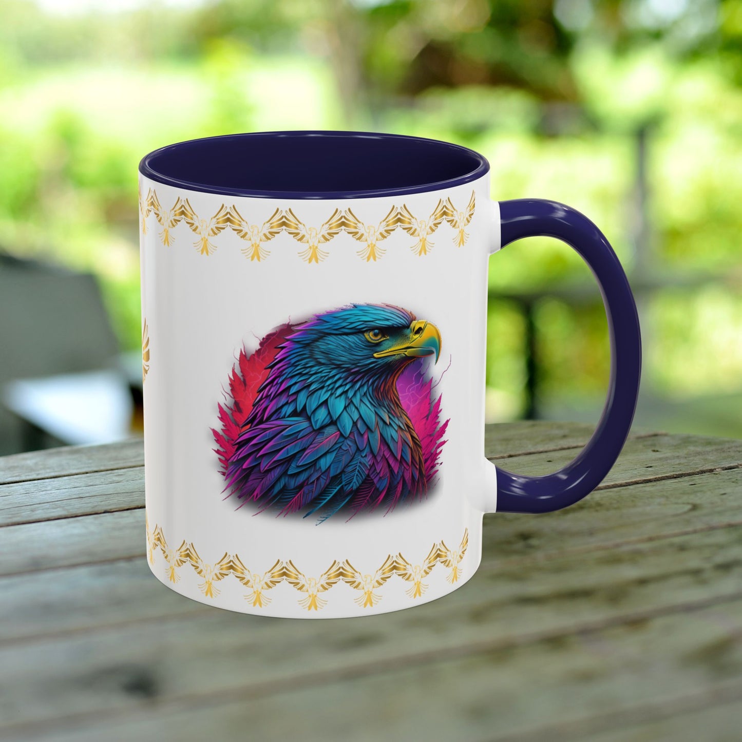 Triumphant Talons Mug showcasing hope, strength, and resilience for empowering your mental health journey.