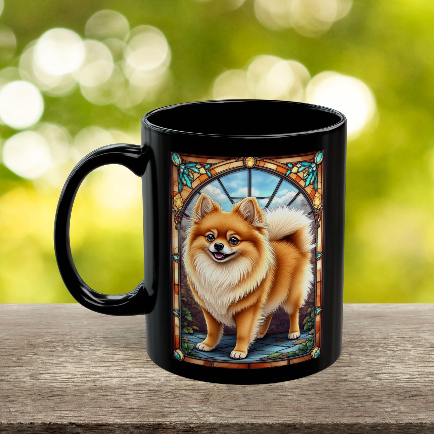 Pomeranian (Orange Sable) Personalized Dog Breed Mug, Pet Lover Mug, Dog Coffee Mug, Custom Name Mug, Dog Lover Gift, Dog-Themed Mug