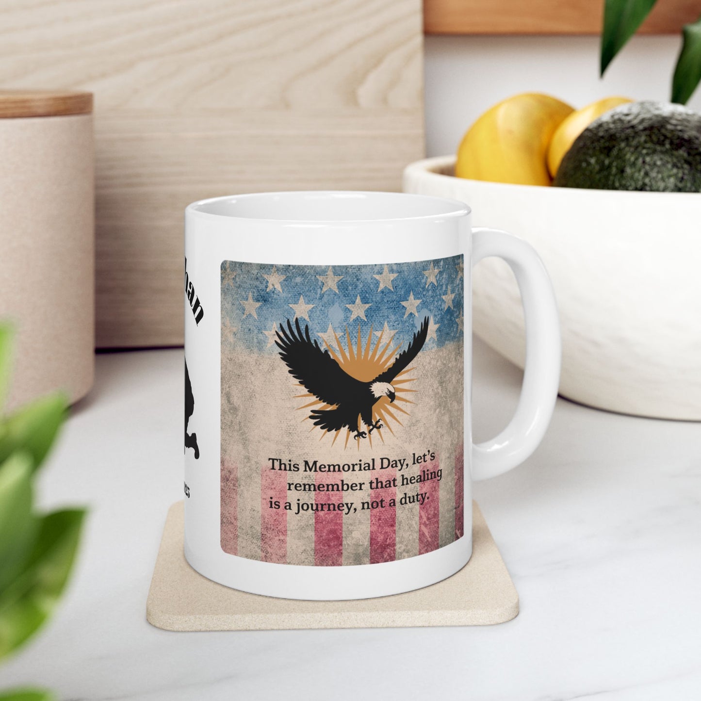 Personalized Memorial Day Mug - "This Memorial Day, Let's Remember" PTSD Support Tribute