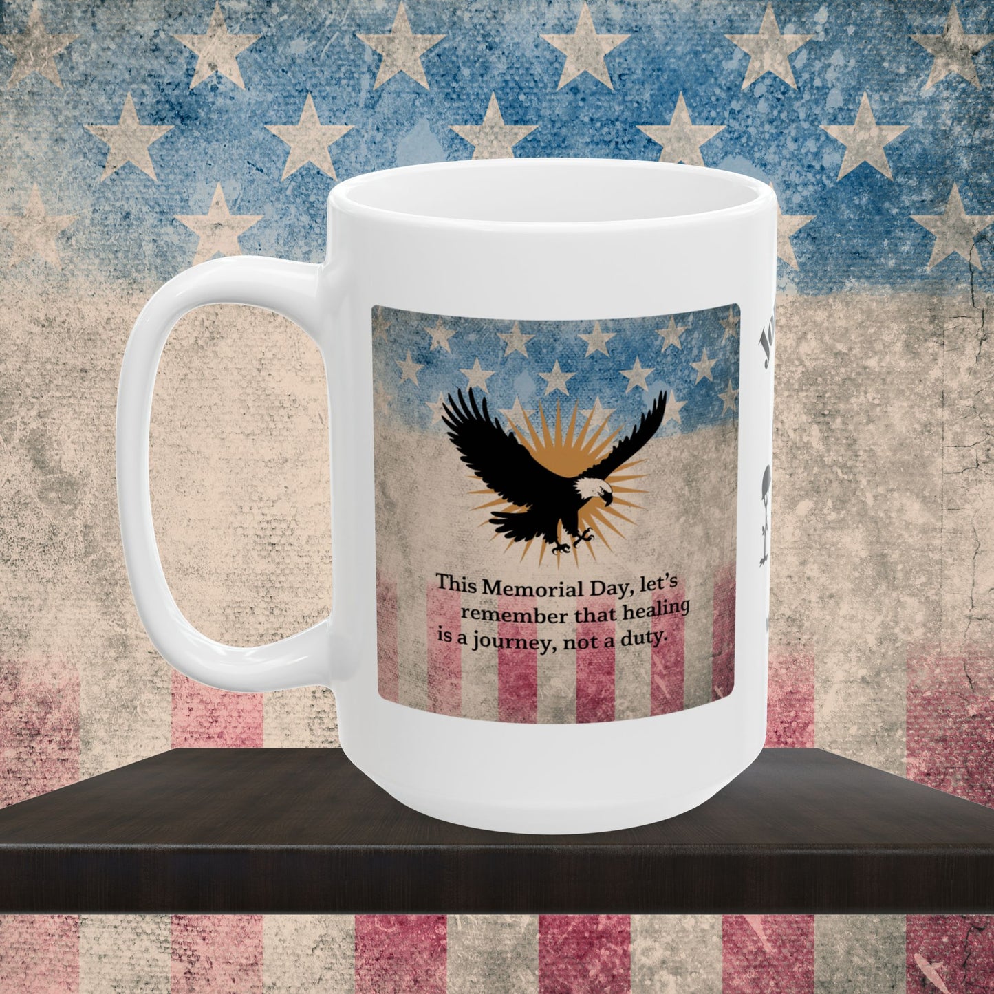 Personalized Memorial Day Mug - "This Memorial Day, Let's Remember" PTSD Support Tribute