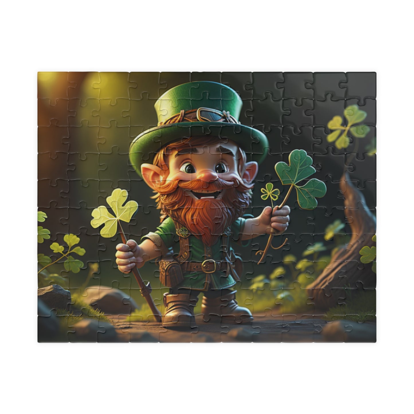 Lucky Leaf Labyrinth - St. Patrick's Day Mental Health Puzzle