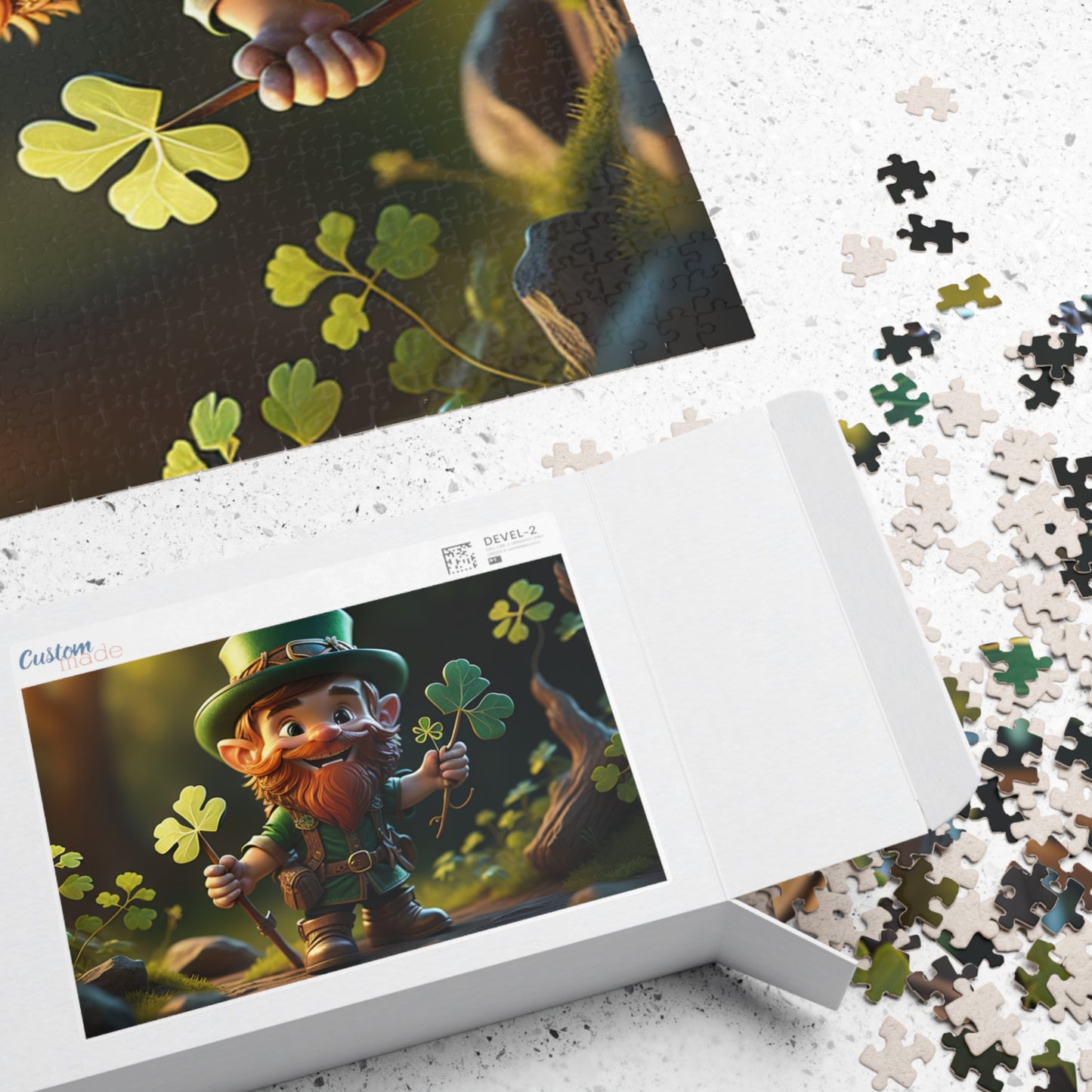 Lucky Leaf Labyrinth - St. Patrick's Day Mental Health Puzzle