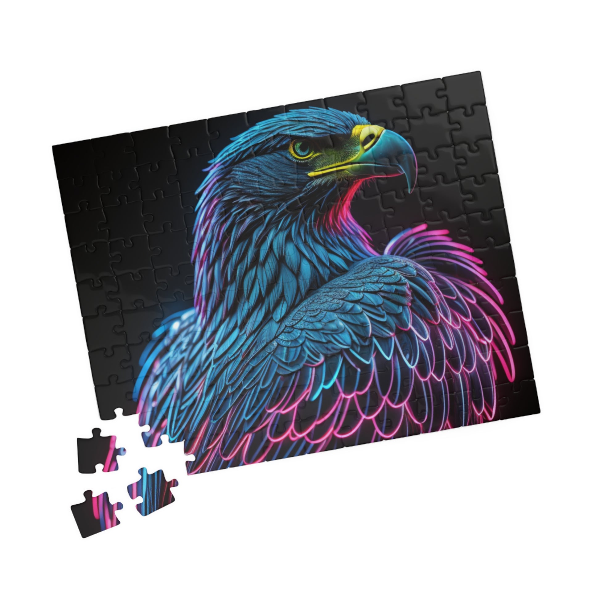 Wings of Resilience: Majestic Eagle Puzzle - Symbol of Strength, Freedom, and Resilience