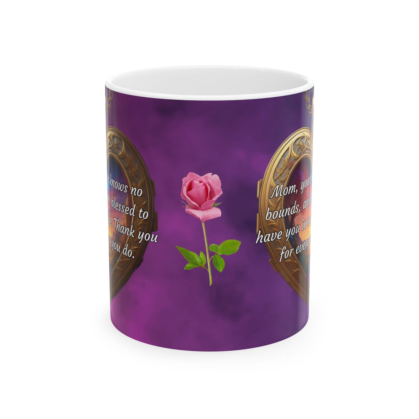 Mom, your love knows no bounds.. Mother's Day Ceramic Mug (11oz, 15oz)