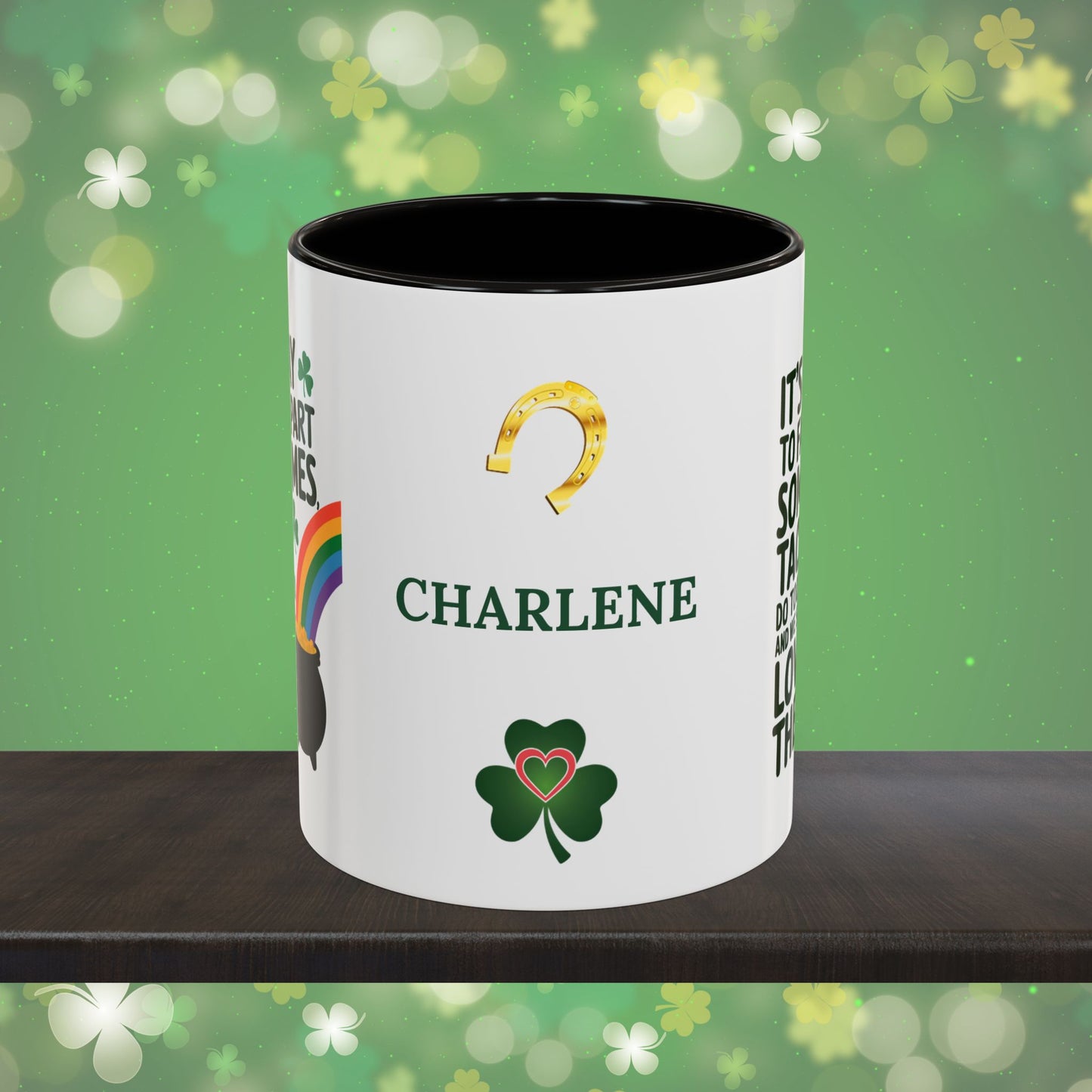 It's Okay To Fall Apart Sometimes Tacos Do Too And We Still Love Them: Personalized St. Patrick's Day Mug - Add A Name & Celebrate Strength