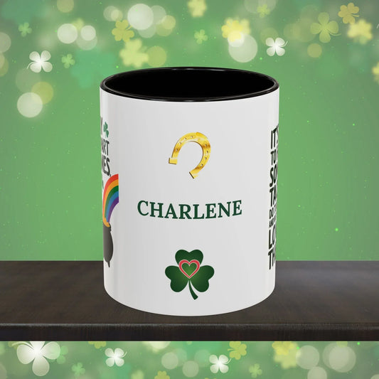 Shop our its okay to fall apart sometimes tacos do too and we still love them st patricks day ceramic mug featuring the 11oz style option from MySisterIsASurvivor.