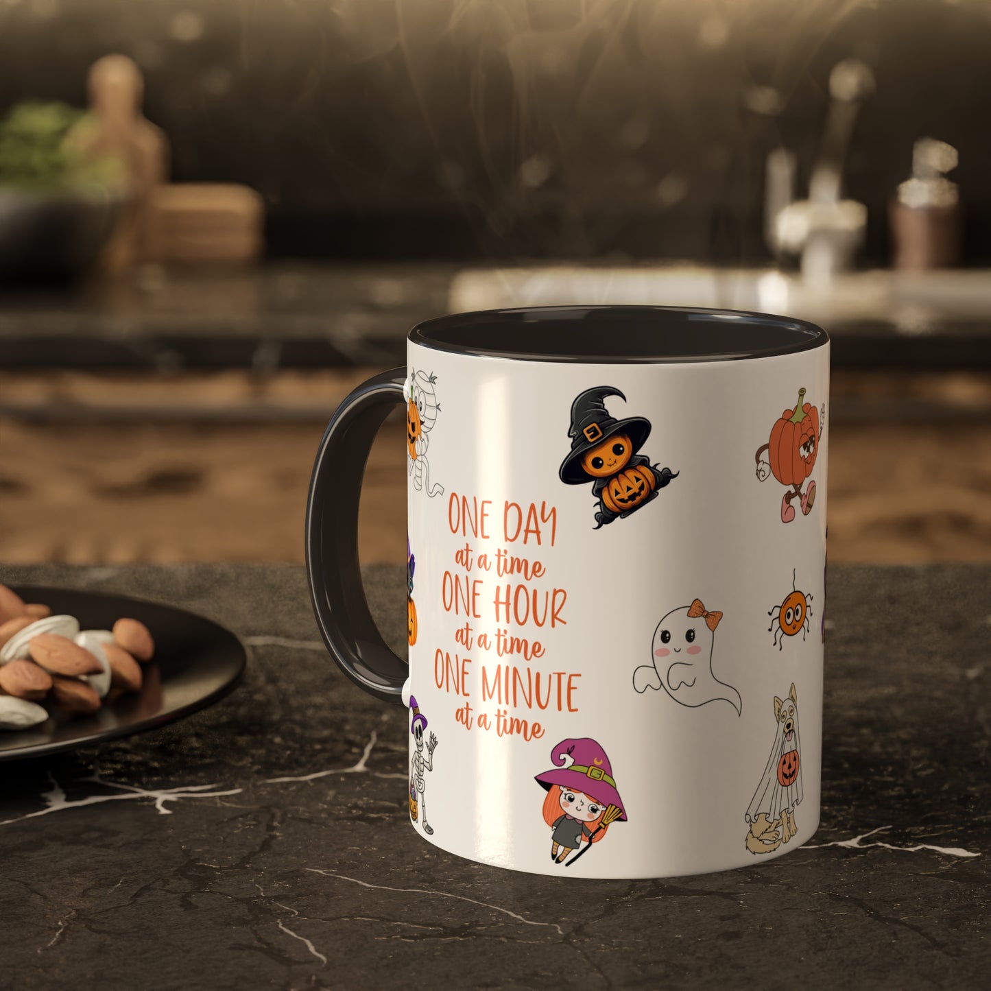 One Day At A Time One Hour At A Time One Minute At A Time - The Ultimate Halloween Mug
