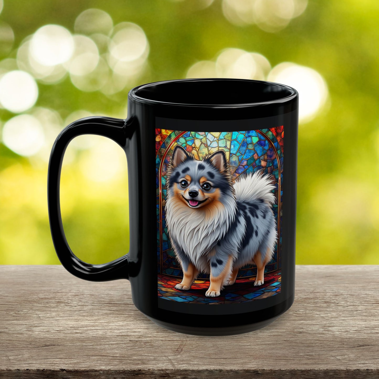 Pomeranian (Blue Merle) Personalized Dog Breed Mug, Pet Lover Mug, Dog Coffee Mug, Custom Name Mug, Dog Lover Gift, Dog-Themed Mug