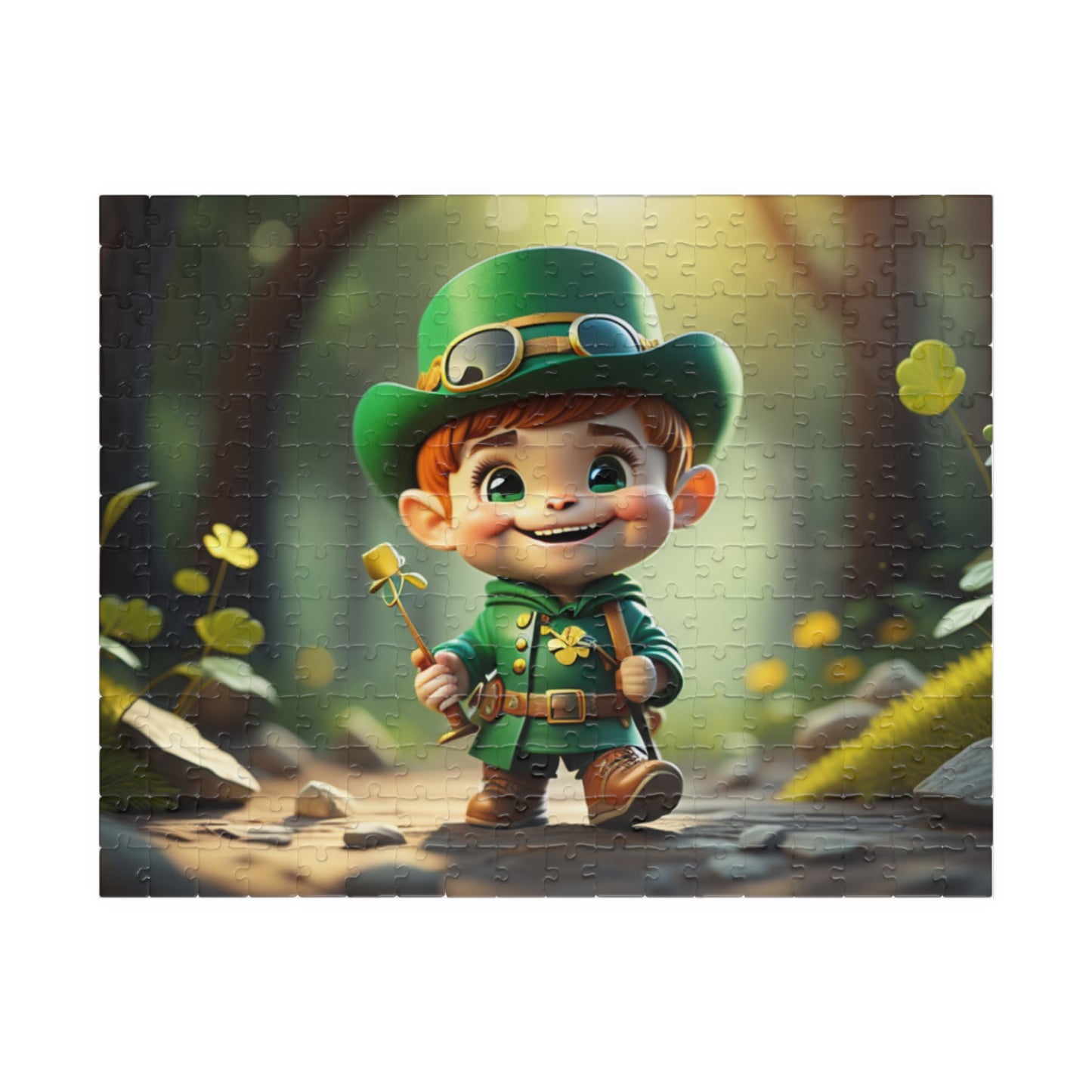 Mindful March Leprechaun - St. Patrick's Day Mental Health Puzzle
