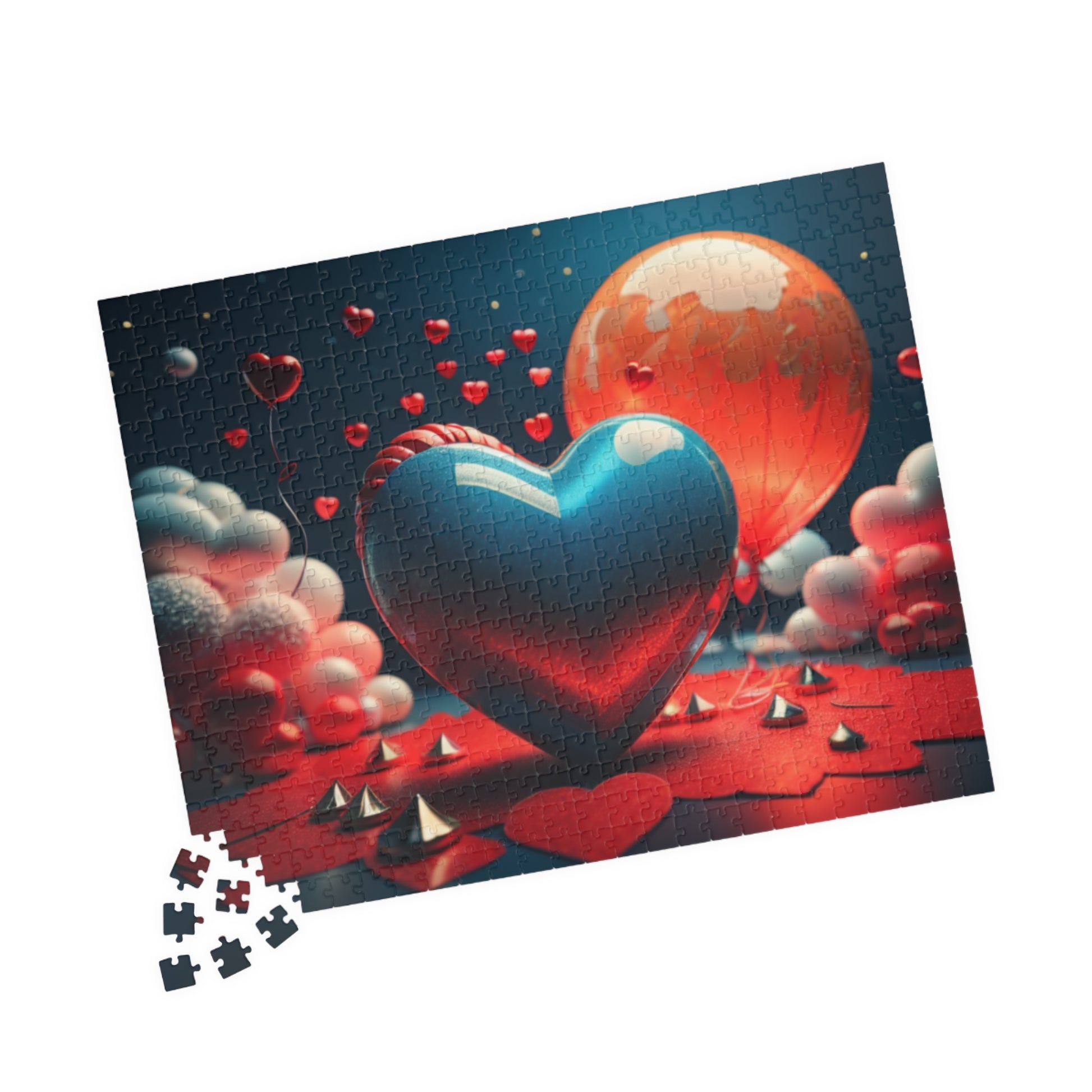 Dreamy Heartscape: Valentine's Day Puzzle for Self-Care, Emotional Growth, and Personal Empowerment