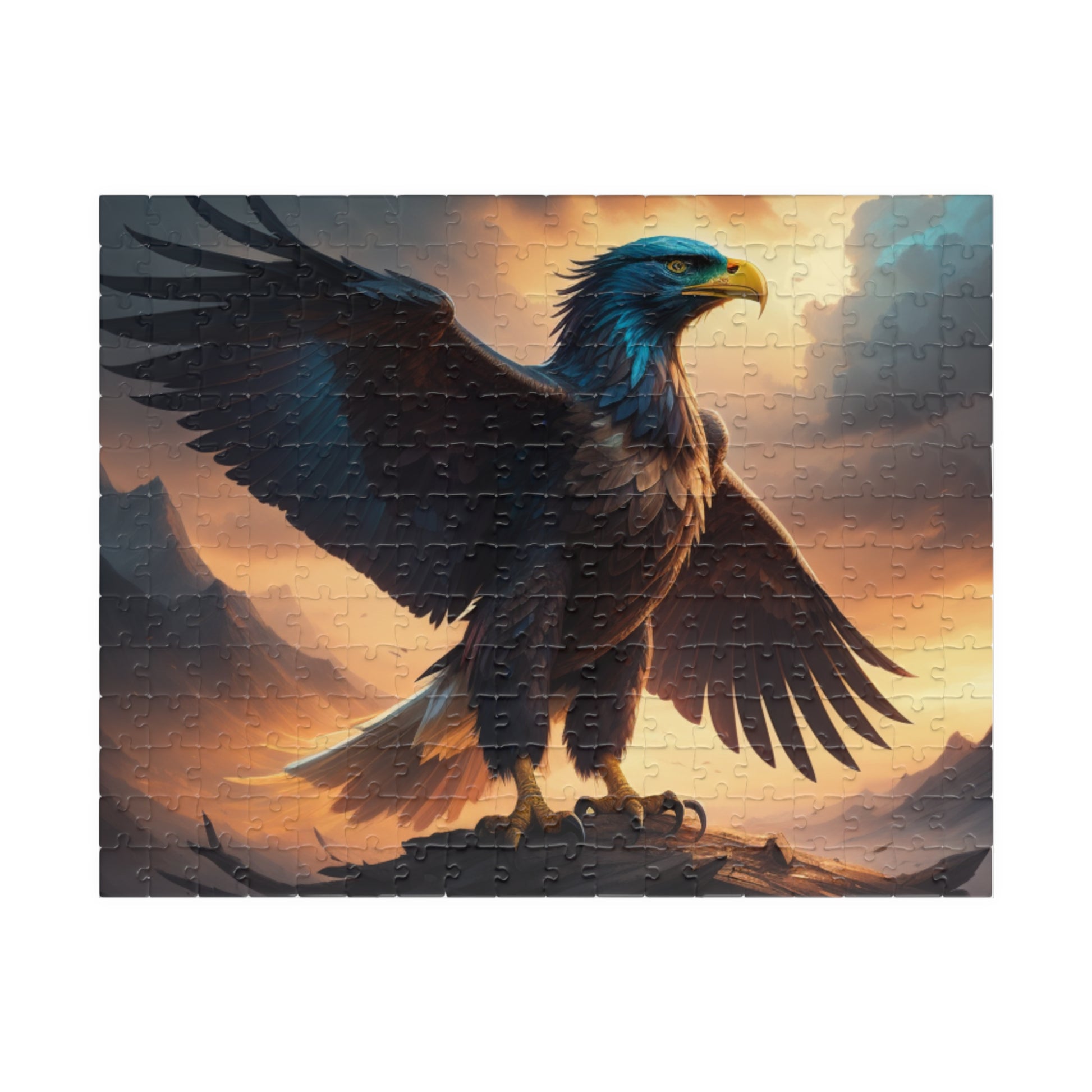 Wingspan of Strength: Majestic Eagle Puzzle - Symbol of Strength, Freedom, and Resilience