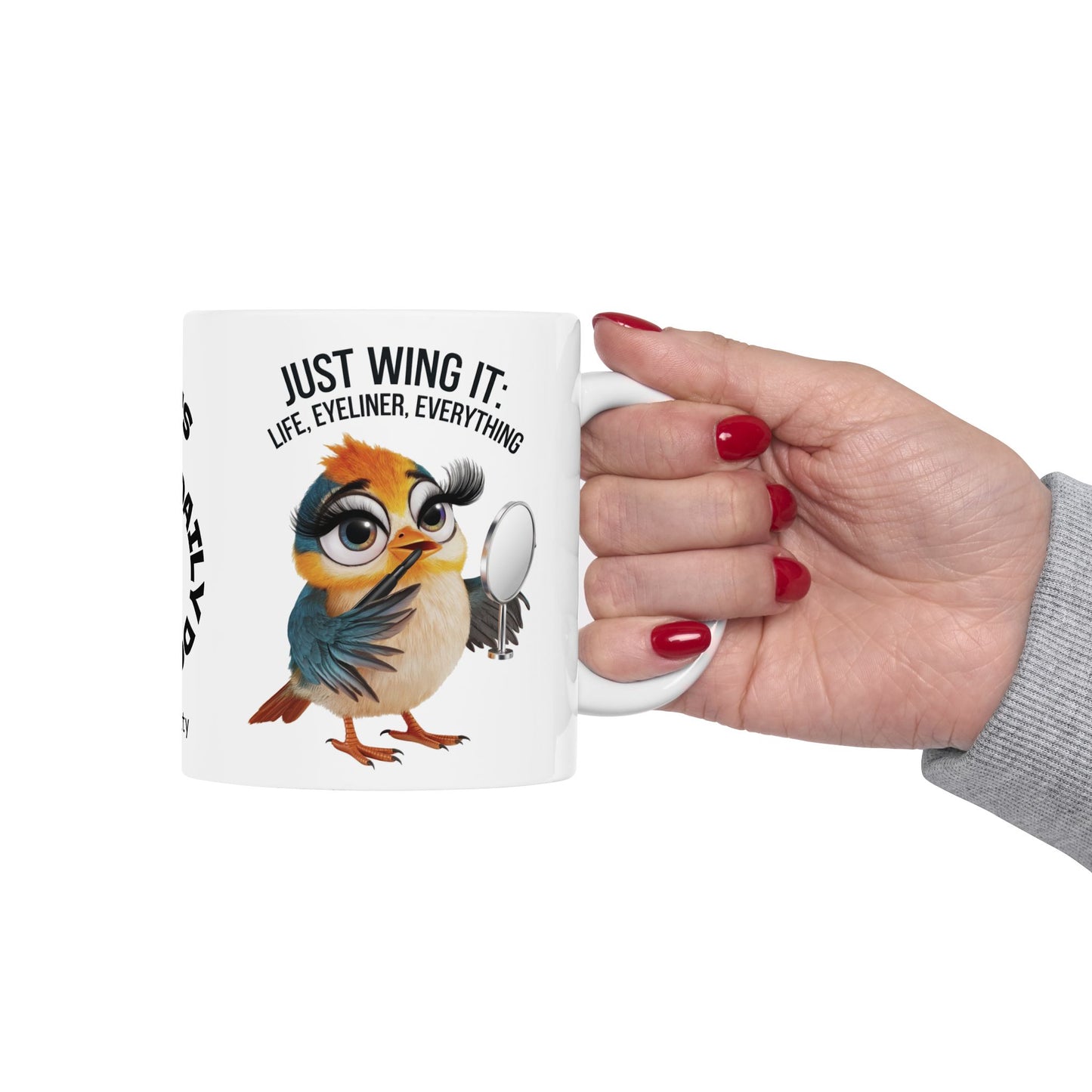 "Keep Calm And Pretend" personalized funny pint glass with attitude and daily humor for stress relief.