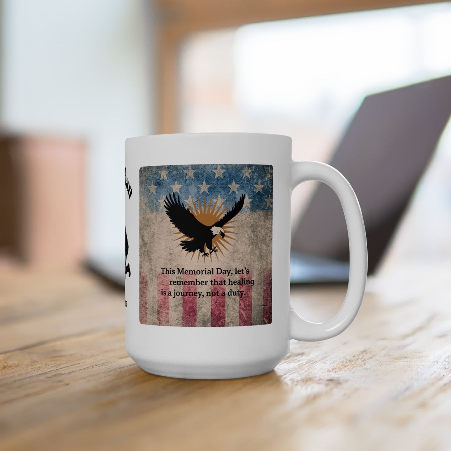 Personalized Memorial Day Mug - "This Memorial Day, Let's Remember" PTSD Support Tribute