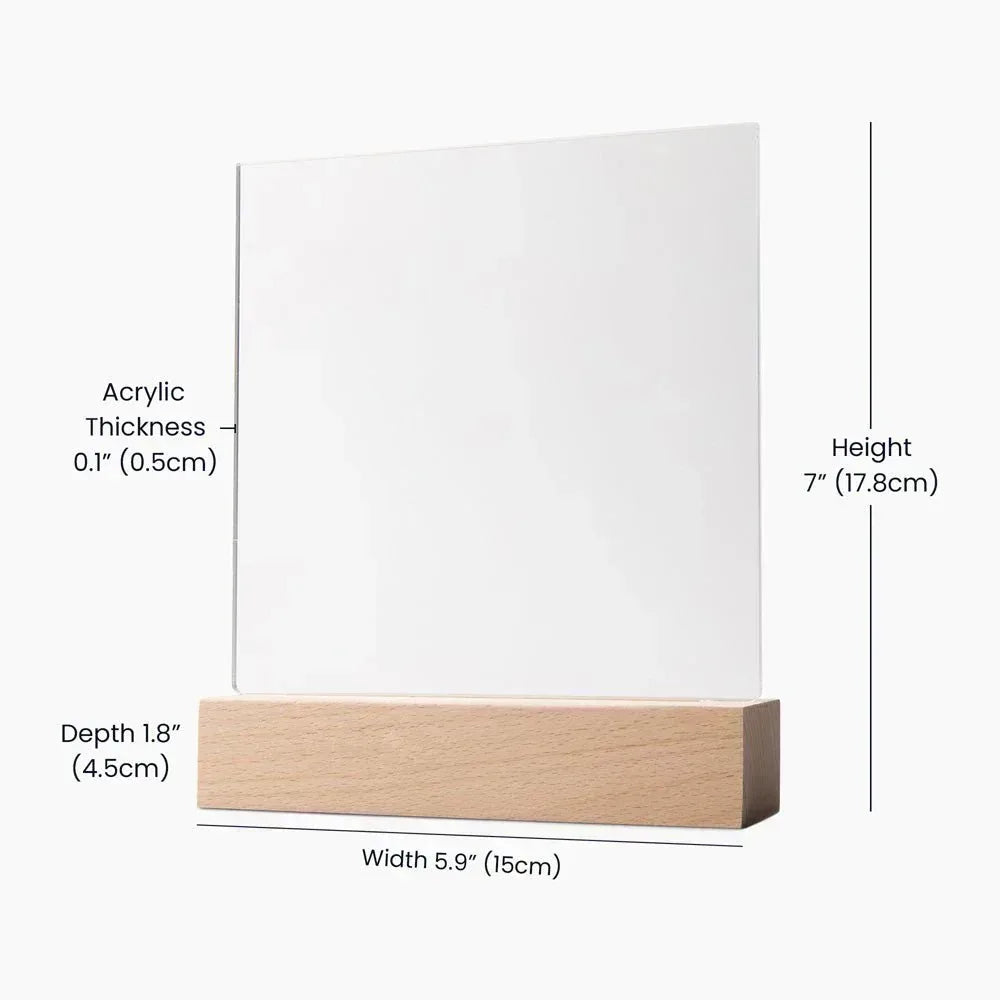 Shop our premium 7 acrylic square plaque a reminder of what youve built from MySisterIsASurvivor.