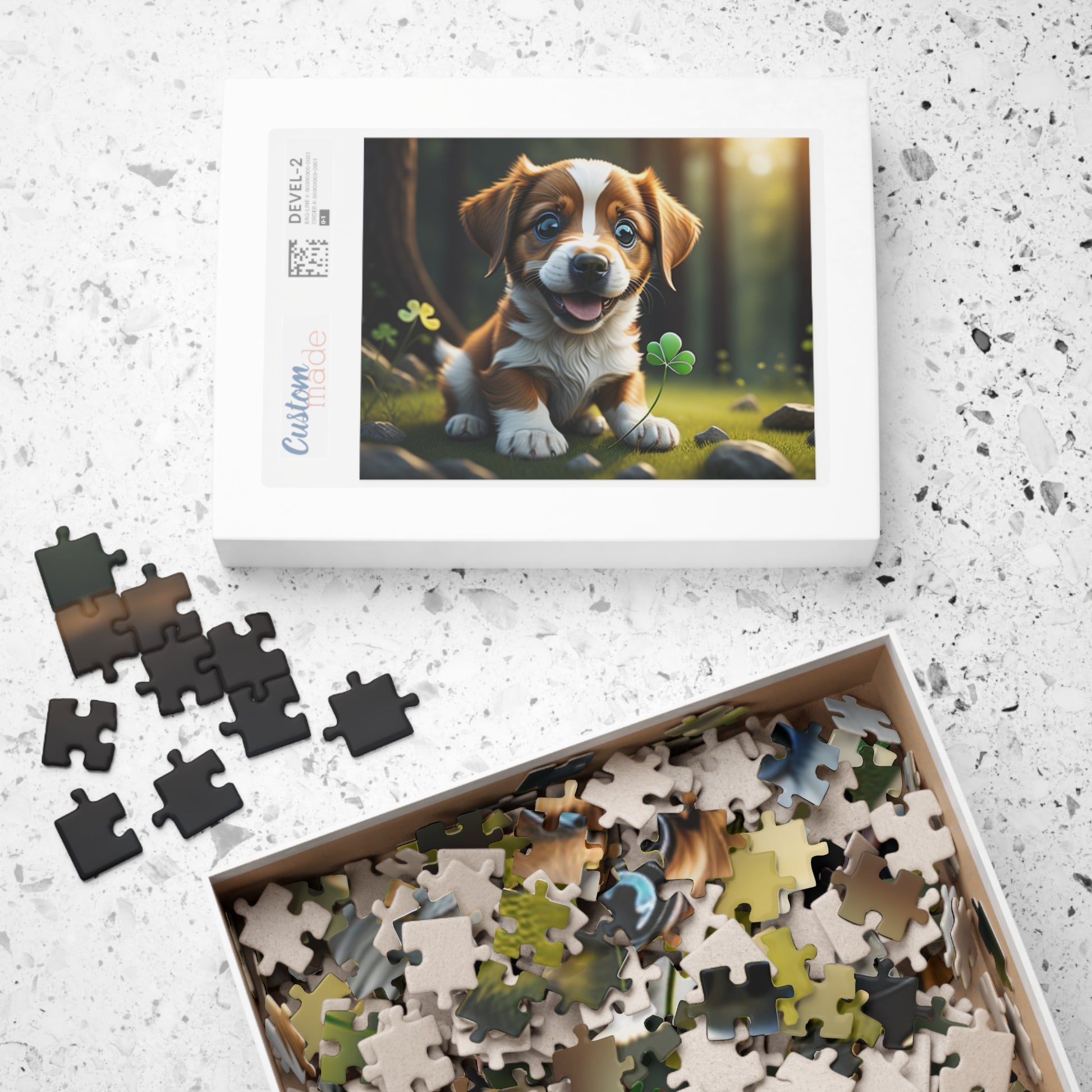 Lucky Leprechaun Pup - St. Patrick's Day Mental Health Puzzle