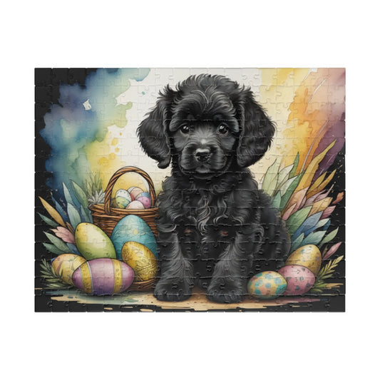 Shop our poodle hoppy paws easter delight mental health puzzle featuring the 252 pcs (Horizontal) style option from MySisterIsASurvivor.