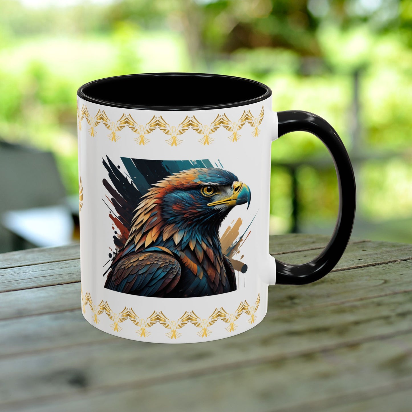 Raptor Resilience Mug with empowerment, strength, and mental wellness to help overcome adversity.