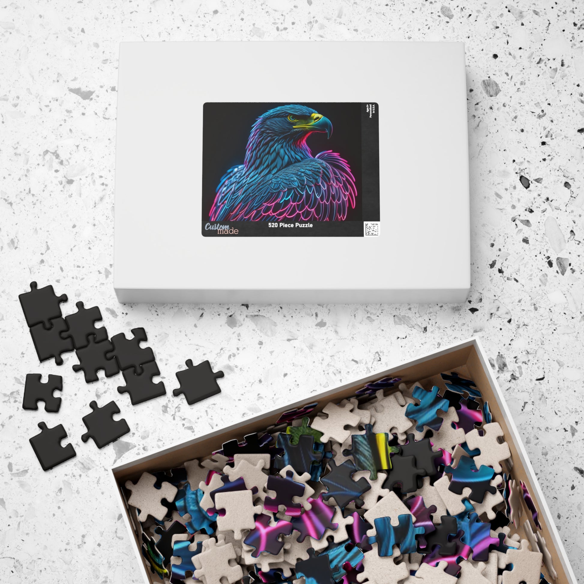 Wings of Resilience: Majestic Eagle Puzzle - Symbol of Strength, Freedom, and Resilience