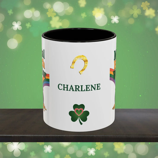 Shop our mental health warrior st patricks day ceramic mug featuring the 11oz style option from MySisterIsASurvivor.