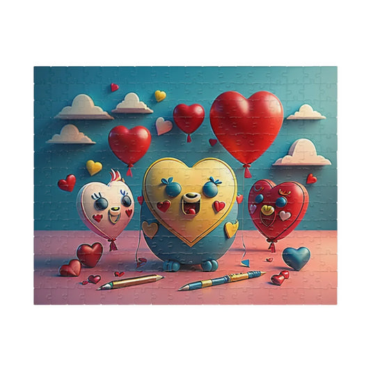 Shop our chuckles and charm chunking valentines day puzzle featuring the 252 pcs (Horizontal) style option from MySisterIsASurvivor.