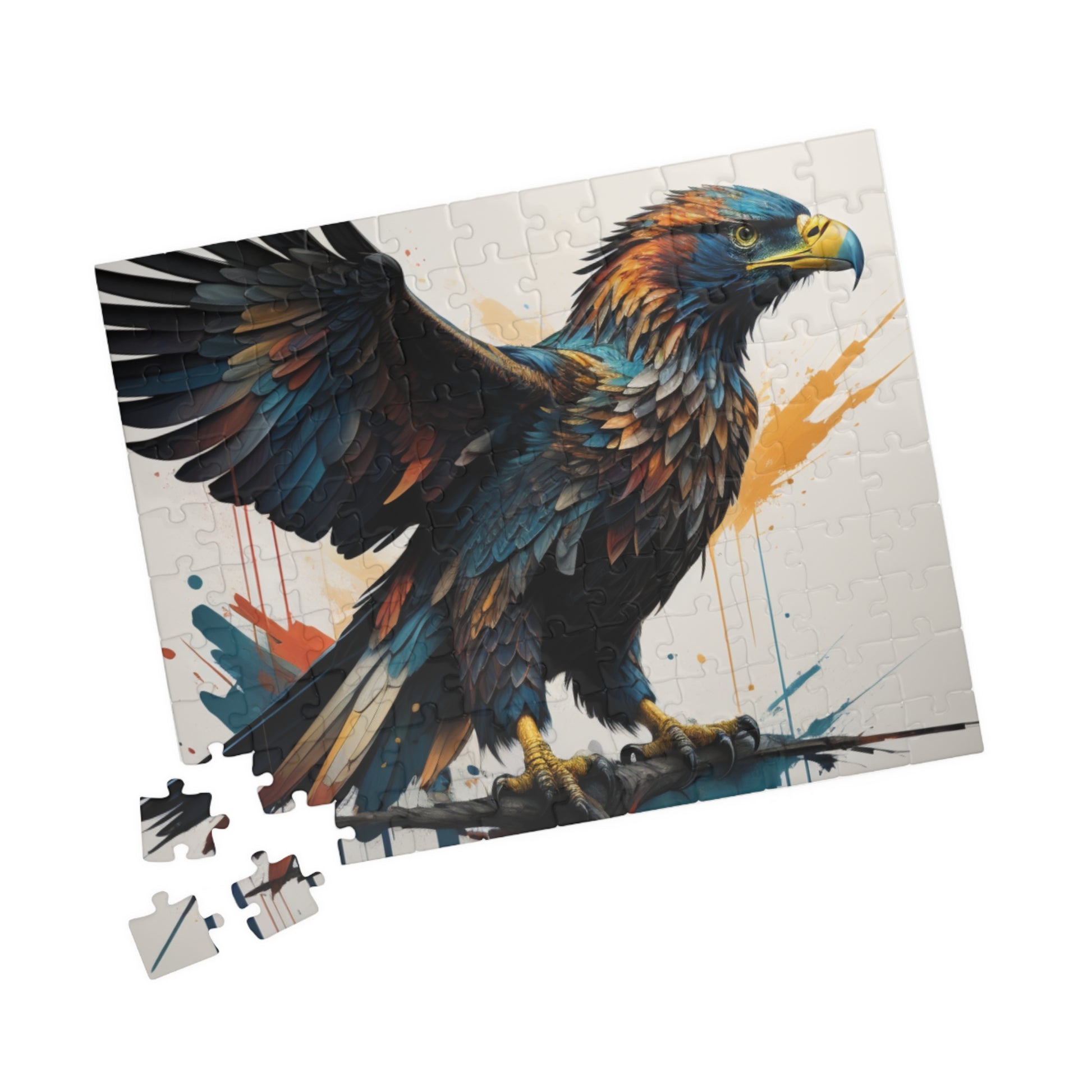 Soaring Eagle Triumph: Majestic Eagle Puzzle - Symbol of Strength, Freedom, and Resilience