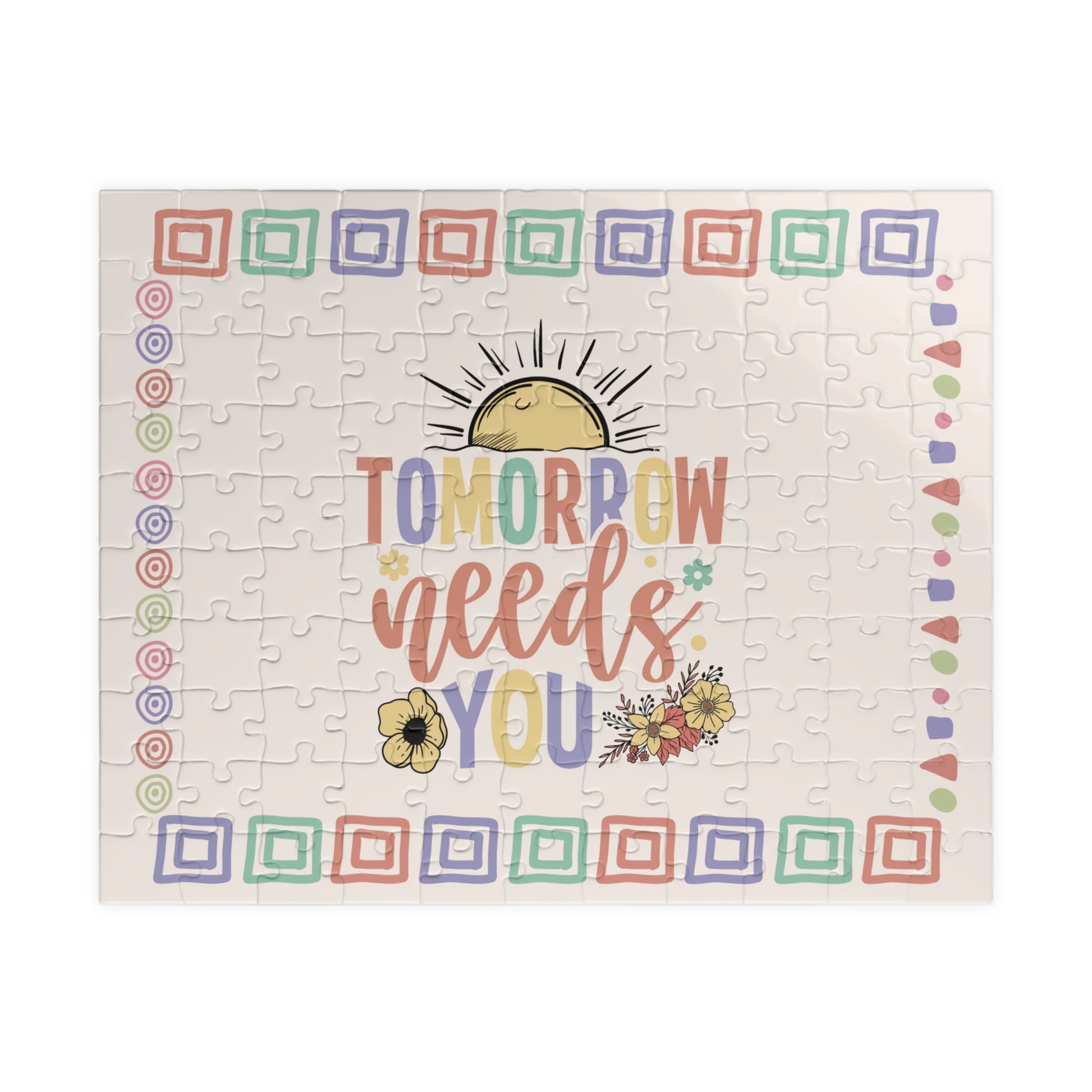Tomorrow Needs You - Mental Health Quote Puzzle