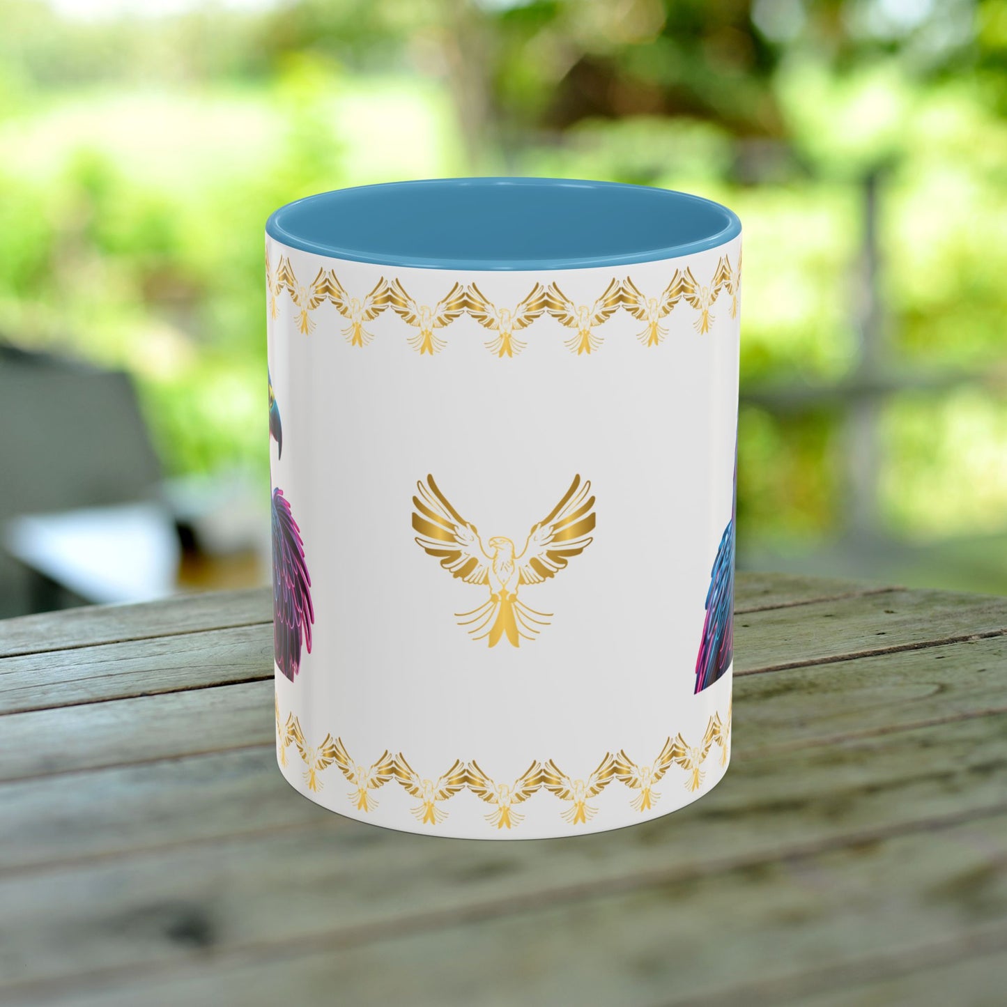 Wings of Resilience Mug representing mental health empowerment, strength, and courage to overcome challenges.