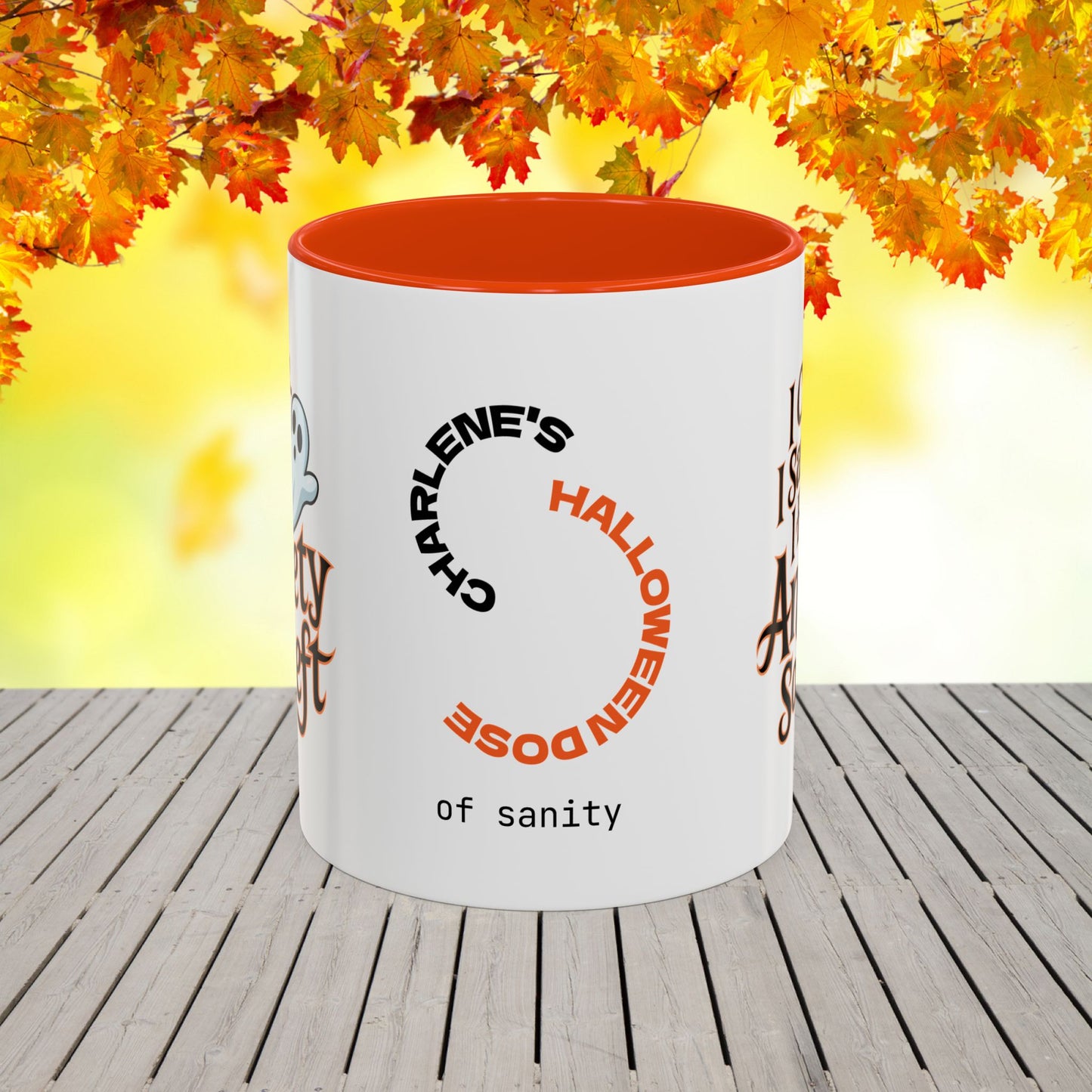 I Came, I Saw, I Had Anxiety Halloween Mug -funny personalized Halloween coffee cup gift