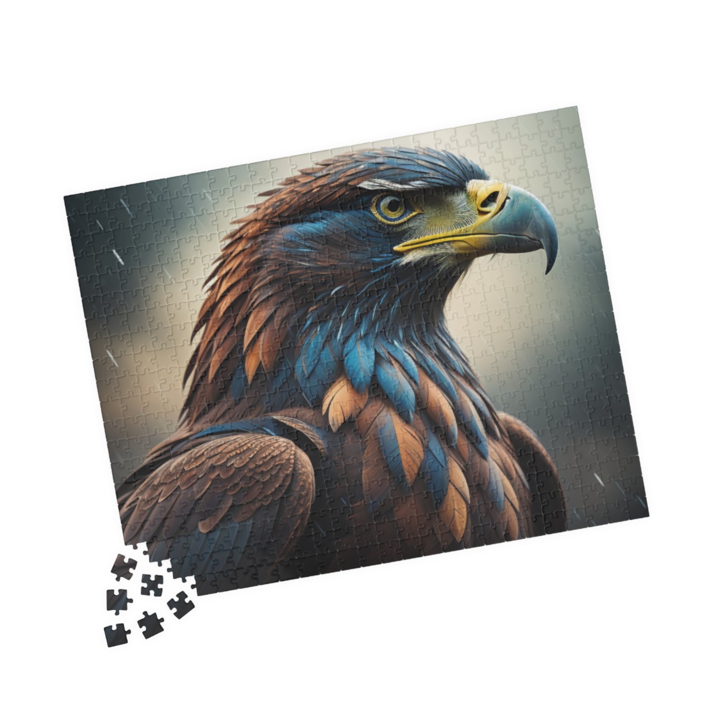 Talon Resilience: Majestic Eagle Puzzle - Symbol of Strength, Freedom, and Resilience