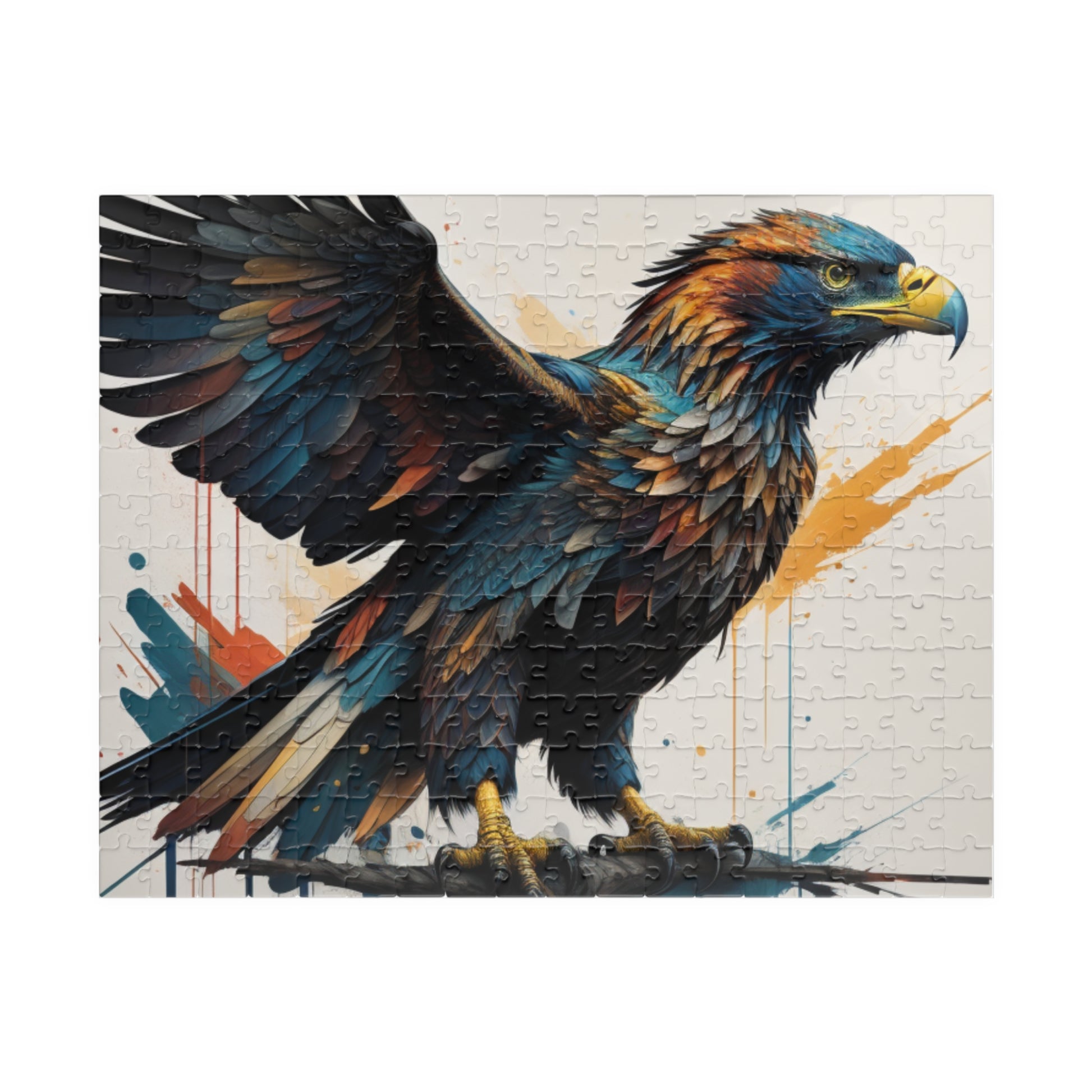 Soaring Eagle Triumph: Majestic Eagle Puzzle - Symbol of Strength, Freedom, and Resilience