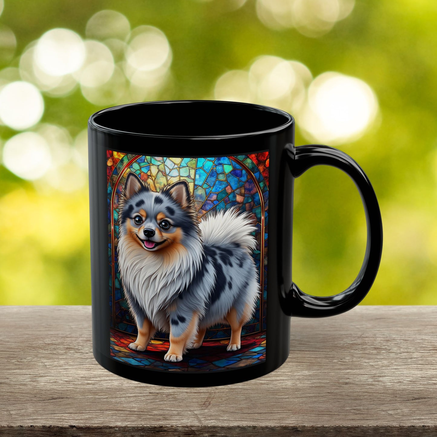 Pomeranian (Blue Merle) Personalized Dog Breed Mug, Pet Lover Mug, Dog Coffee Mug, Custom Name Mug, Dog Lover Gift, Dog-Themed Mug