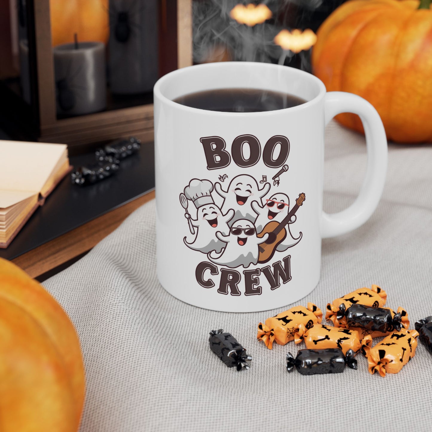 Boo Crew Ceramic Mug, (11oz, 15oz)