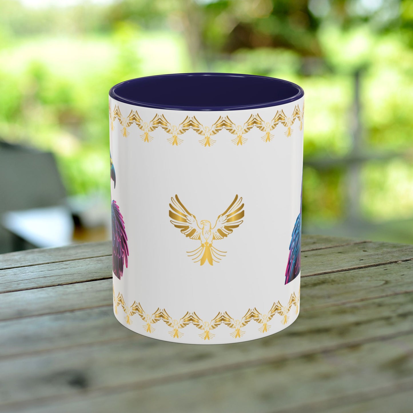 Wings of Resilience Mug representing mental health empowerment, strength, and courage to overcome challenges.