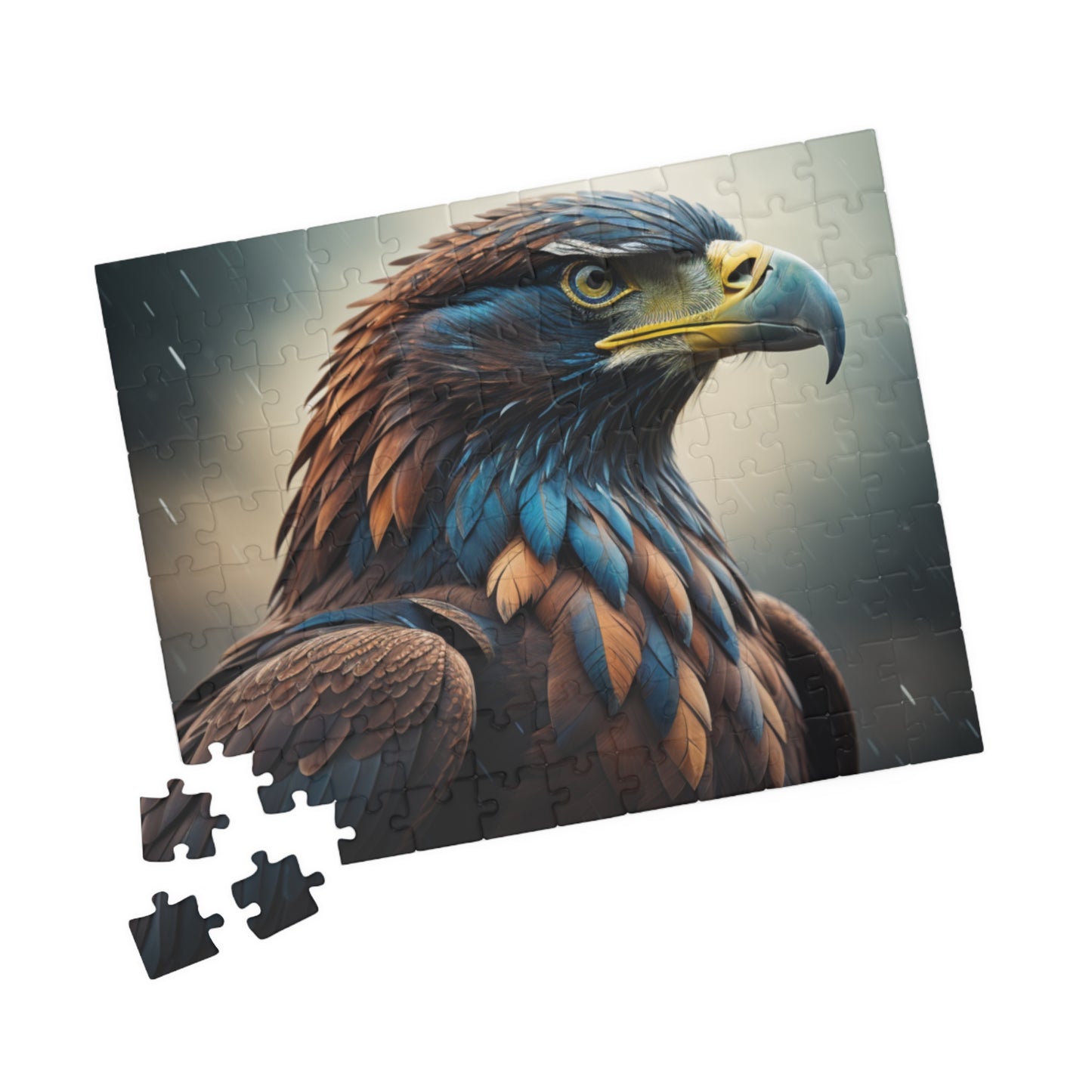 Talon Resilience: Majestic Eagle Puzzle - Symbol of Strength, Freedom, and Resilience