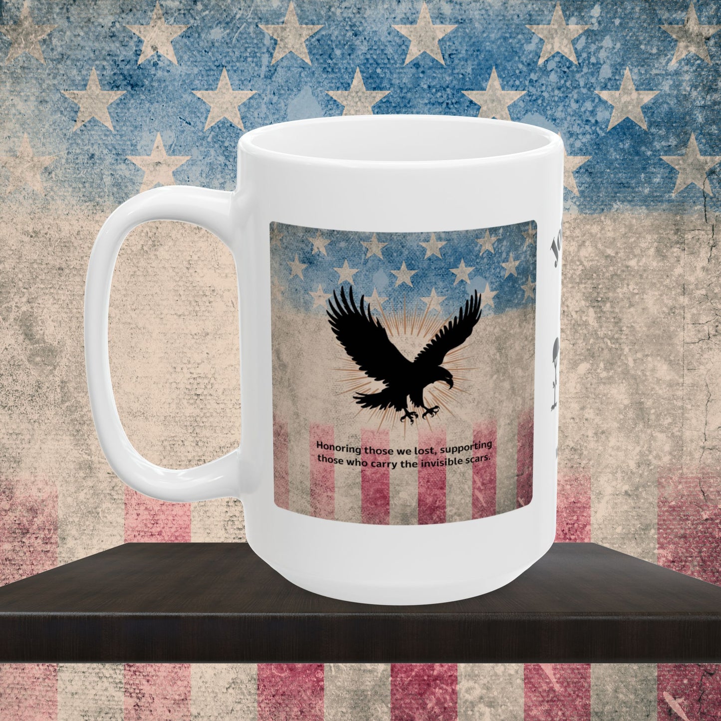 Personalized Memorial Day Mug - "Honoring Those We Lost" PTSD Support Tribute