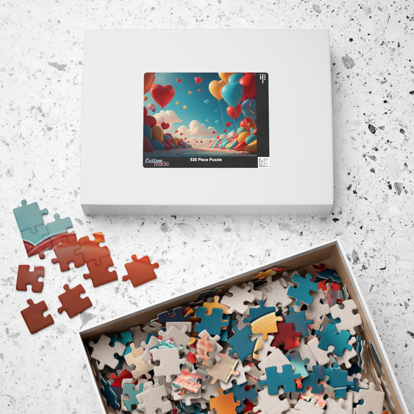 Whimsical Balloon Wonderland: Valentine's Day Puzzle for Self-Care, Emotional Growth, and Personal Empowerment