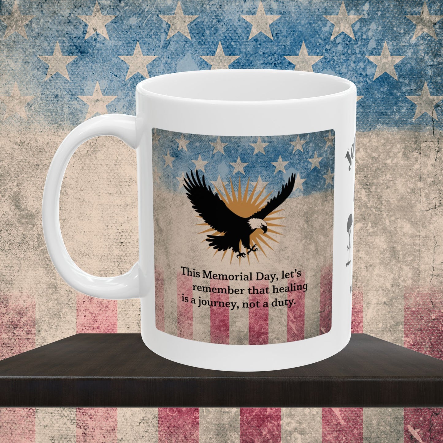 Personalized Memorial Day Mug - "This Memorial Day, Let's Remember" PTSD Support Tribute