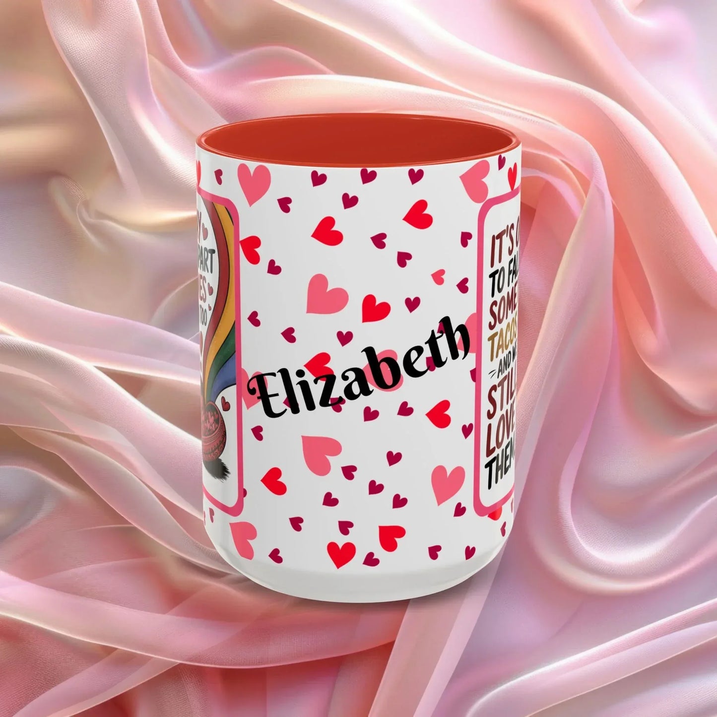 Shop our premium its okay fall apart valentines day mug from MySisterIsASurvivor.